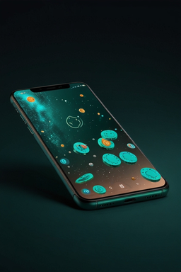 Smartphone mit Casino-App